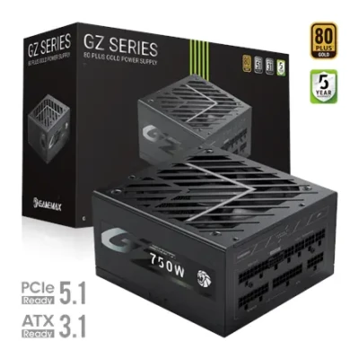 Gamemax PSU  |  GZ 750G  |  750 W  |  Gold  |  Full Modular