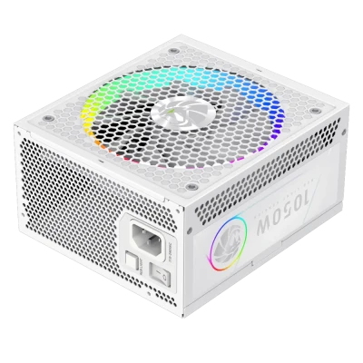 Gamemax PSU  |  RGB 1050G WH  |  1050 W  |  Gold  |  Full Modular  |  White