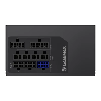 Gamemax PSU  |  GX 750GF  |  750 W  |  Zelta  |  Pilna Moduļa