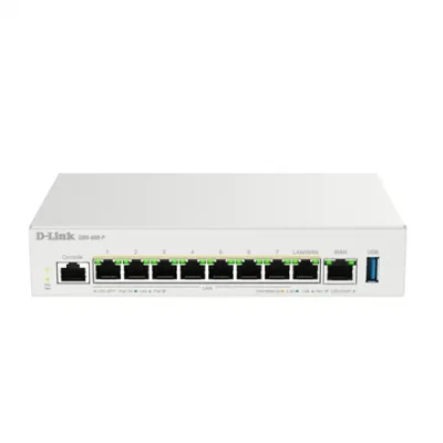 D-Link DBR-600-P PoE Router  |  1x 2.5GbE WAN  |  8x Gigabit RJ-45  |  USB 3.0