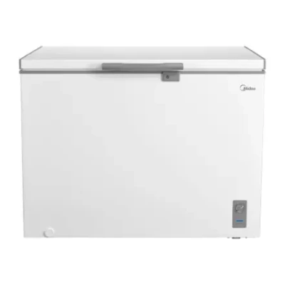 Midea MDRC411FZE01 Saldētava, E, Brīvi stāvoša, Augstums 85 cm, Saldētavas noderīgais tilpums 293L, Balta