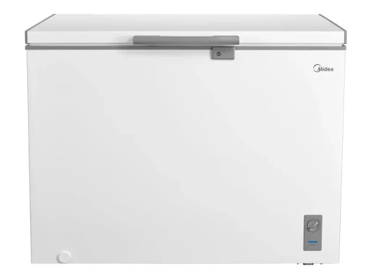 Midea MDRC411FZE01 Saldētava, E, Brīvi stāvoša, Augstums 85 cm, Saldētavas noderīgais tilpums 293L, Balta