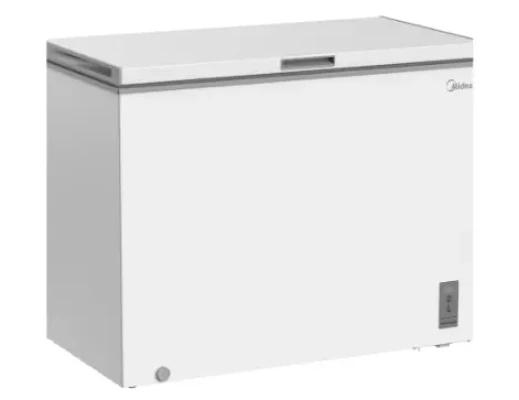 Midea MDRC411FZE01 Saldētava, E, Brīvi stāvoša, Augstums 85 cm, Saldētavas noderīgais tilpums 293L, Balta