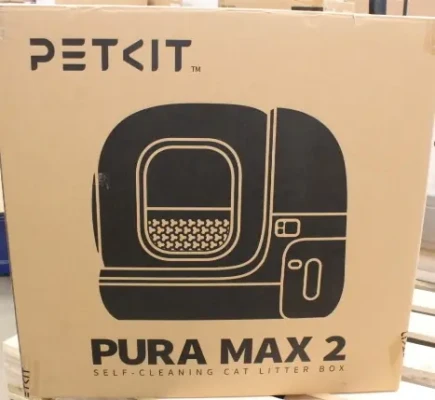 SALE OUT. PETKIT PURAMAX 2 Automatic Cat Litter Box  |  PETKIT  |  Automatic Cat Litter Box  |  Pura MAX 2  |  480 x 480 x 520 cm  |  White  |  DEMO, NO MANUAL