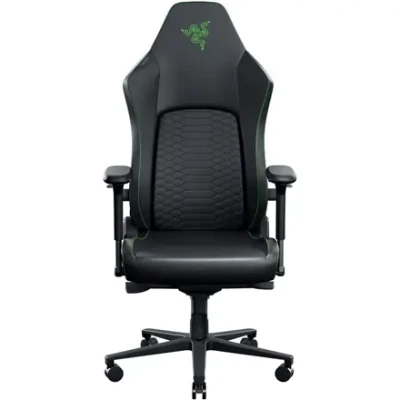 Razer Ergonomic Gaming Chair with Breathable Comfort  |  Iskur V2 NewGen  |  Black / Green
