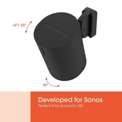 Vogels Speaker Wall Mount for Sonos Era 100 (black)