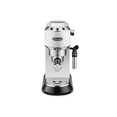 Delonghi  |  Dedica Pump Espresso  |  EC685W  |  Pump pressure 15 bar  |  Built-in milk frother  |  Semi-automatic  |  1300 W  |  White