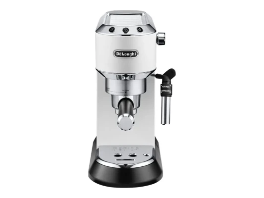 Delonghi  |  Dedica Pump Espresso  |  EC685W  |  Pump pressure 15 bar  |  Built-in milk frother  |  Semi-automatic  |  1300 W  |  White