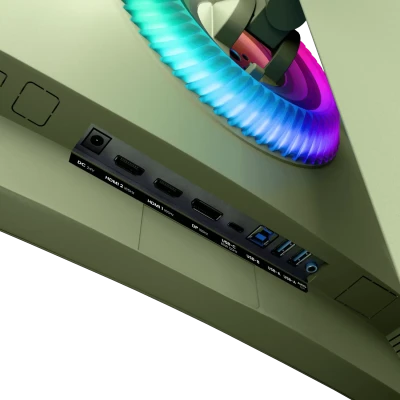 Arozzi Nova  |  49 "  |  VA  |  32:9  |  165 Hz  |  4 ms  |  5120 x 1440 pixels  |  350 cd / m²  |  HDMI ports quantity 2  |  Forest Green