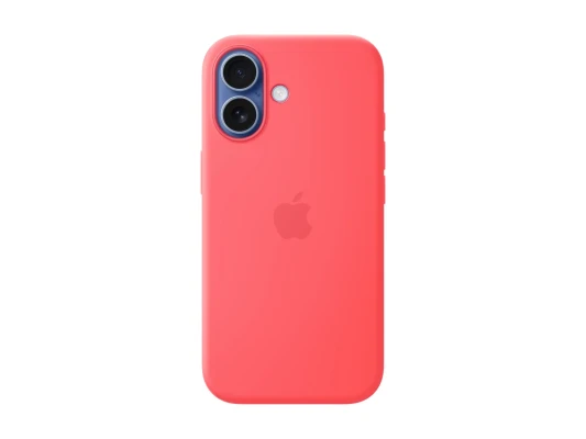 Apple iPhone 17 Silicone Case with MagSafe – Bright Guava