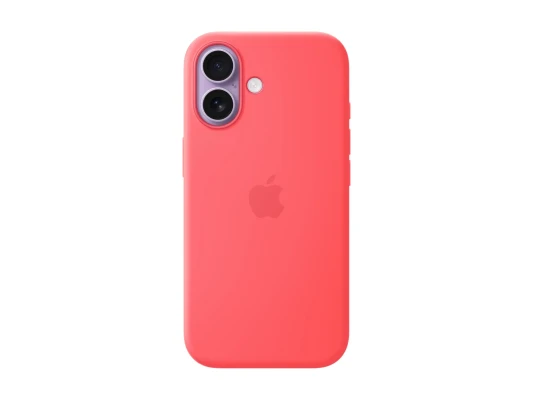 Apple iPhone 17 Silicone Case with MagSafe – Bright Guava