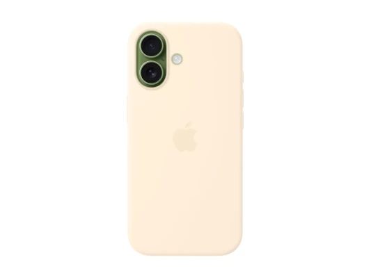Apple iPhone 17 Силиконовый чехол с MagSafe – Ваниль
