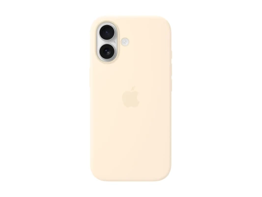 Apple iPhone 17 Силиконовый чехол с MagSafe – Ваниль