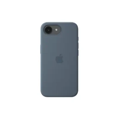 Apple iPhone 17e Silicone Case with MagSafe – Anchor Blue  |  Apple
