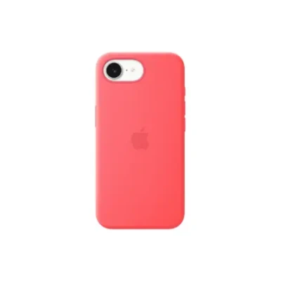 Apple iPhone 17e Silicone Case with MagSafe – Bright Guava
