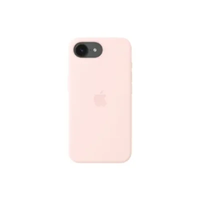 Apple iPhone 17e Silicone Case with MagSafe – Soft Pink  |  Apple
