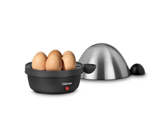 Tristar Egg Boiler EK-3076 Black, Stainless Steel Lid Eggs capacity 7