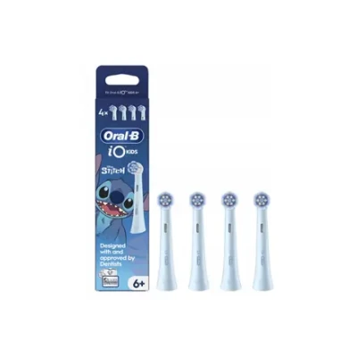 Oral-B aizvietošanas suku galvas  |  iO kids Refills Stitch  |  Galvas  |  Bērniem  |  Iekļauto suku galvu skaits 4