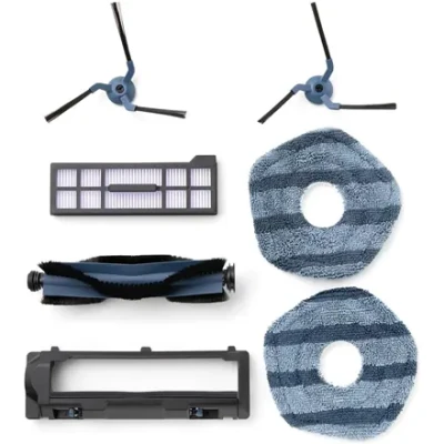 Anker Eufy  |  Replacement Parts Kit for Eufy C20 Omni Robot Vacuum, Roller Brush with Bristles and Rubber, Brush Guard, 2 Side Brushes, Washable Filter, and 2 Mop Cloths
