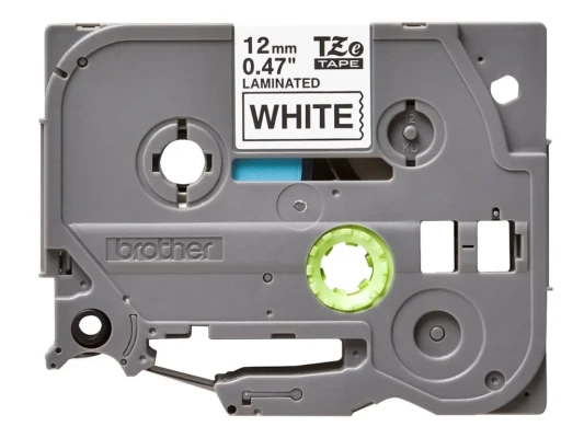 Brother TZE231M5  |  Black on white  |  Laminated tape  |  1.2 cm x 8 m