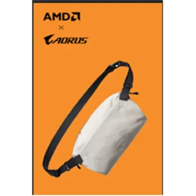 Gigabyte AORUS AMD Sling Bag  |  Gigabyte Sling Bag  |  Grey