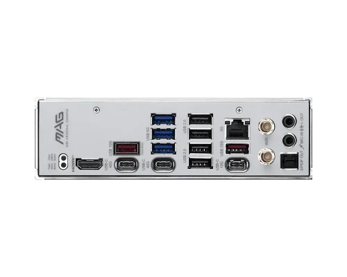 MAG X870E TOMAHAWK MAX WIFI PZ  |  MSI Procesoru ģimene AMD  |  Procesora ligzda AM5  |  DDR5 SDRAM  |  Atbalstītās cietā diska saskarnes 4 x SATA-600 (RAID), 4 x M.2