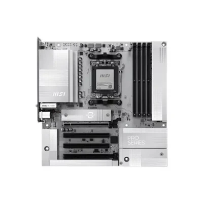 MSI PRO B850M-A WIFI PZ  |  Processor family AMD  |  Processor socket AM5  |  DDR5  |  Supported hard disk drive interfaces SATA, M.2  |  Number of SATA connectors 4