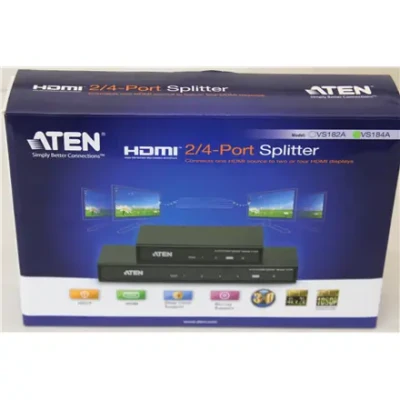 SALE OUT. Aten VS184A 4-Port 4K HDMI Splitter  |  SALE OUT. Aten 4-Port 4K HDMI Splitter  |  VS184A  |  Warranty 24 month(s)  |  UNPACKED, WITHOUT POWER WIRE