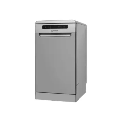 INDESIT Dishwasher  |  DSFO 3T224 C S  |  Free standing  |  Width 45 cm  |  Number of place settings 10  |  Number of programs 9  |  Energy efficiency class E  |  Display  |  Silver