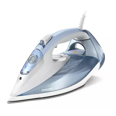 Philips  |  DST7011 / 20  |  Steam Iron  |  2600 W  |  Water tank capacity 300 ml  |  Continuous steam 45 g / min  |  Steam boost performance 220 g / min  |  Light Blue / Gray
