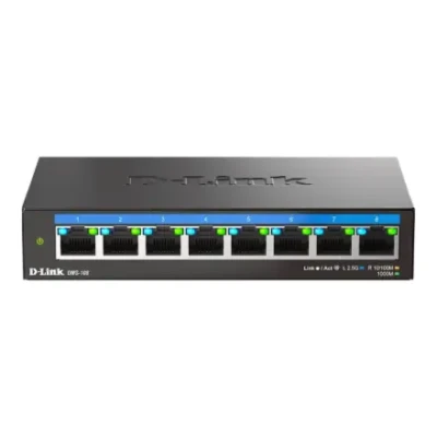 D-LINK DMS-108 / E 8-Port 2.5G Multi-Gigabit Desktop Switch  |  D-Link