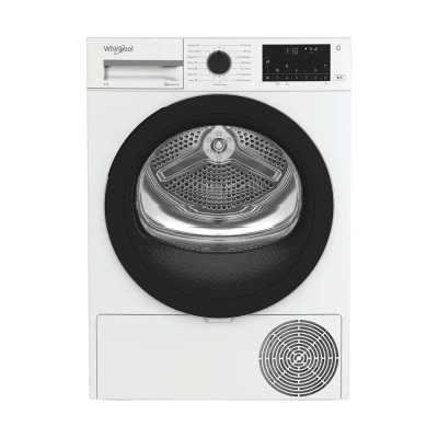 Whirlpool Dryer Machine  |  WP D9 WBS EE  |  Energy efficiency class D  |  Front loading  |  9 kg  |  Heat pump  |  Digital  |  Depth 61 cm  |  White