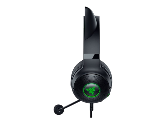 Razer  |  Austiņas  |  Kraken Kitty V2  |  Vadu  |  Uz auss  |  Mikrofons  |  Troksni slāpējošas