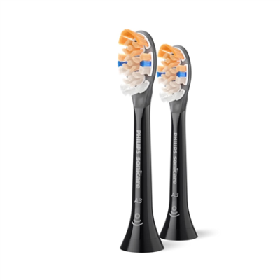 Philips  |  Replacement brush heads  |  HX9092 / 88 Sonicare Premium All-in-One  |  Heads  |  For adults  |  Number of brush heads included 2  |  Black