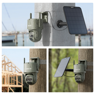 Reolink TrackMix Series G770 с солнечной панелью 2 4G LTE Двухлинзовая батарейная камера безопасности