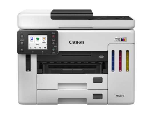 Canon  |  MAXIFY GX7150  |  Multifunction printer  |  Ink-jet  |  Colour  |  A4  |  Wi-Fi  |  White