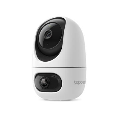 TP-LINK Tapo C245D  |  Двойная линза Поворотно-наклонная камера безопасности  |  Купольная  |  3 МП  |  3.1mm / F1.6  |  MicroSD карта до 512 ГБ