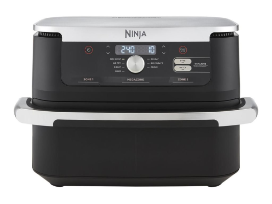 NINJA  |  Double Air Fryer  |  Foodi FlexDrawer AF500EU  |  10.4 L  |  2470 W  |  Black