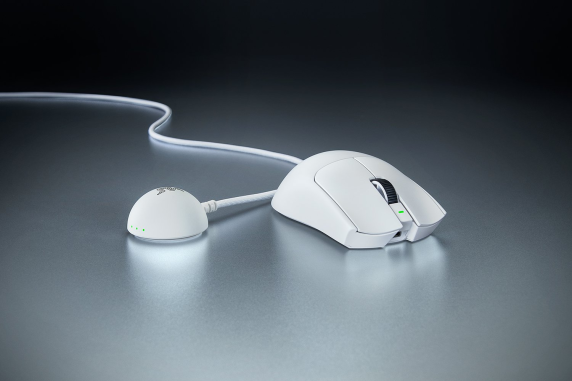 Razer Gaming Mouse  |  Viper V4 Pro Esports  |  Wireless  |  Razer HyperSpeed Wireless Gen-2, Wired  |  White