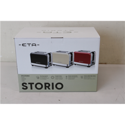 SALE OUT. ETA ETA916690040 STORIO Toaster, Power 930 W, 2 slots, Stainless steel, Beige  |  ETA Storio Toaster  |  ETA916690040  |  Power 930 W  |  Housing material Stainless steel  |  Beige  |  DAMAGED PACKAGING