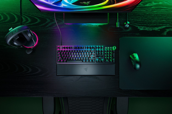 Razer Huntsman V3 Pro 8KHz  |  Gaming keyboard  |  Wired  |  US  |  Razer Analog Optical Switch Gen-2  |  Black