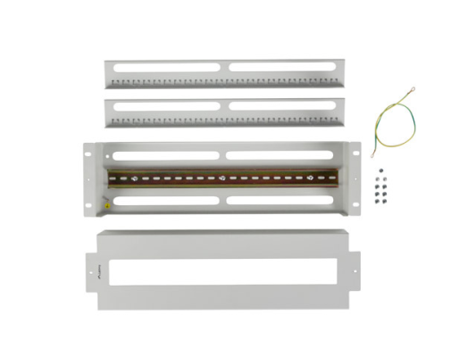 Lanberg 19" 3U Панель распределения напряжения с DIN-рейкой TS-35  |  Серый