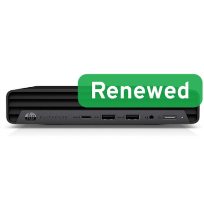 HP Renewed Grade B  |  EliteDesk 800 G6  |  Intel Core i5  |  i5-10500T  |  8 GB  |  SSD  |  256 GB  |  Intel UHD Graphics 630  |  Windows 11 Pro