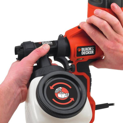 BLACK & DECKER  |  Краскораспылитель, 1200 мл  |  HVLP200-QS