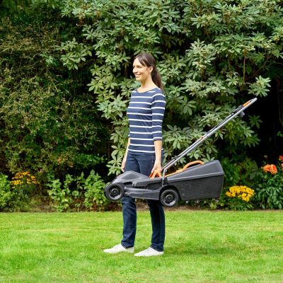 Электрическая газонокосилка BLACK & DECKER BEMW351-QS, 1000 Вт, 32 см