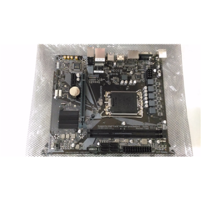 IZPĀRDOŠANA. Gigabyte H610M S2H V2 1.0  |  Processor family Intel  |  Processor socket LGA1700  |  DDR5 DIMM  |  Supported hard disk drive interfaces M.2, SATA  |  Number of SATA connectors 4  |  REFURBISHED, WITHOUT ORIGINAL PACKAGING AND ACCESSORIES, ON