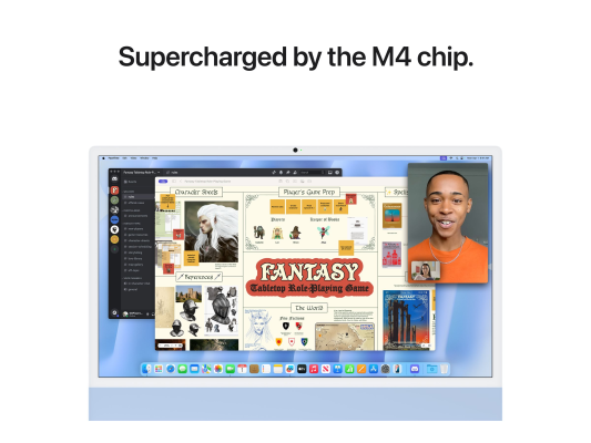 Apple iMac 24” 4.5K Retina, Apple M4 10C CPU, 10C GPU / 16GB / 512GB SSD / Zila / INT  |  Apple