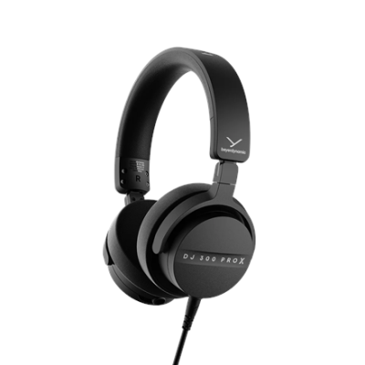 Beyerdynamic profesionālie 2-in-1 DJ austiņas  |  DJ 300 PRO X  |  3.5 mm un adapteris 6.35 mm  |  Uz auss