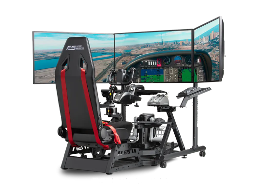Next Level Racing Floor stand  |  Round Tube Freestanding Single Monitor Stand  |  Up to 3x43 "  |  Height adjustment, Tilt  |  Maximum weight (capacity) 50 kg  |  Black