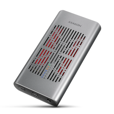 AXAGON USB-C 20Gbps Dual M.2 NVMe SSD CLONE MASTER Enclosure  |  EEM2-20GD